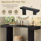 Tavolo Console Geometrico Nero / Blu Scuro / Bianco per 1, Ingresso e Soggiorno