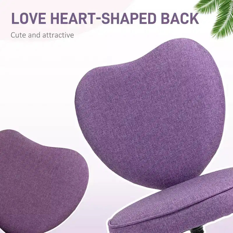 Sedia da ufficio girevole Purple Heart-Back, 1 posto