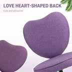 Sedia da ufficio girevole Purple Heart-Back, 1 posto