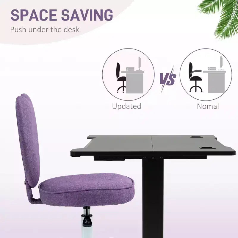 Sedia da ufficio girevole Purple Heart-Back, 1 posto