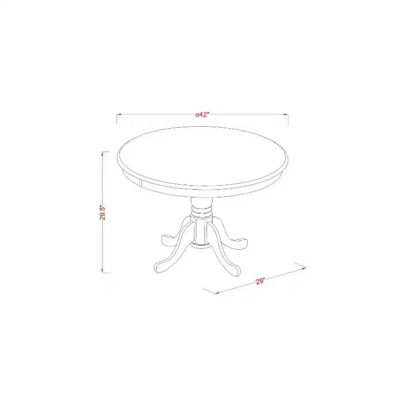 Set da pranzo 5 pezzi in lino bianco, piano in legno massello, 4 posti a sedere