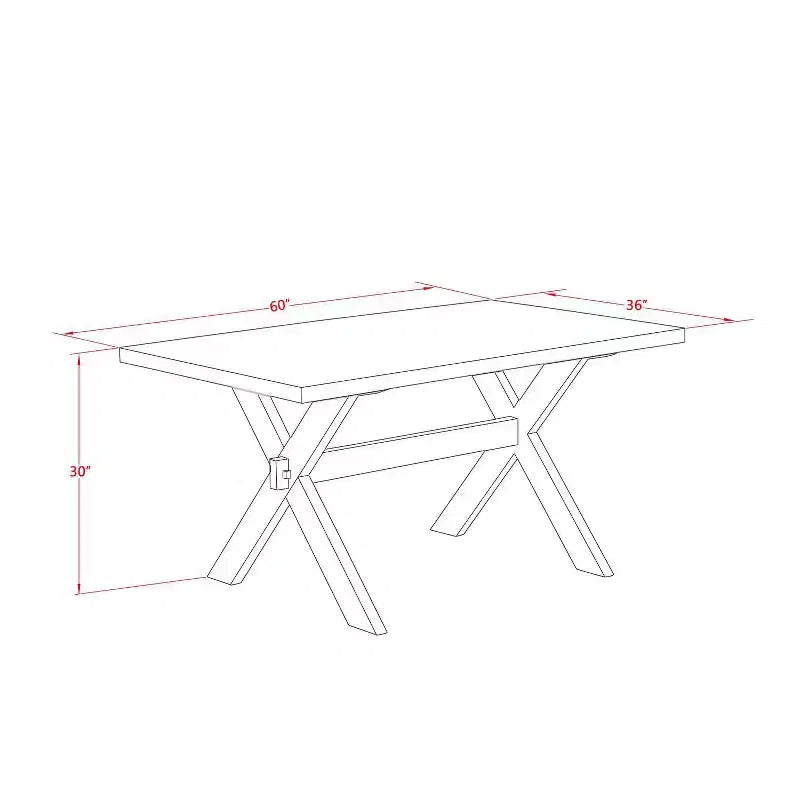 Set da pranzo rettangolare in rovere naturale, 3 pezzi con 2 panche, 4 posti