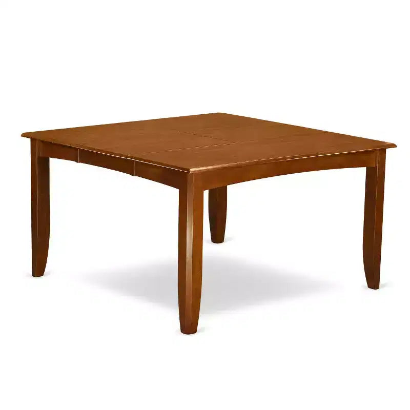 Set da pranzo in legno rotondo marrone Saddle, 4 posti, 5 pezzi
