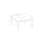 Set da pranzo in legno rotondo marrone Saddle, 4 posti, 5 pezzi