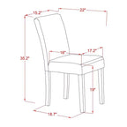 Set da Pranzo Rettangolare di 5 Pezzi in Rovere Naturale, 4 Posti a Sedere