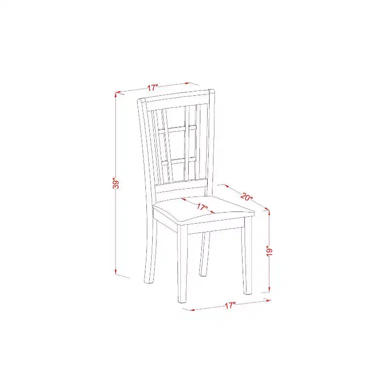 Set da pranzo in 3 pezzi in similpelle nera e legno, 2 posti