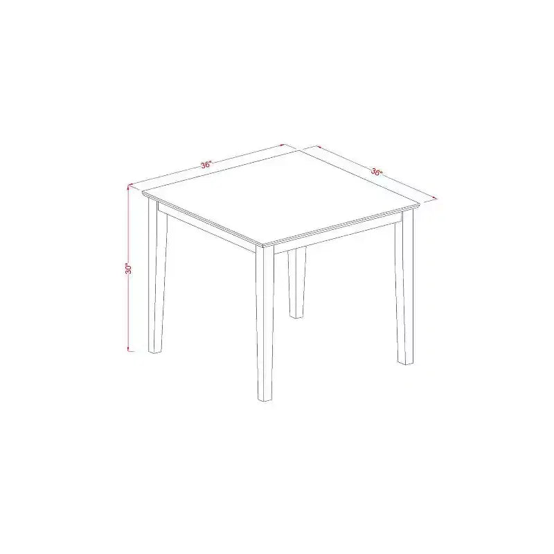Set da pranzo da 3 pezzi in legno di noce massello, tavolo quadrato per 2 persone, sedie con braccioli in similpelle